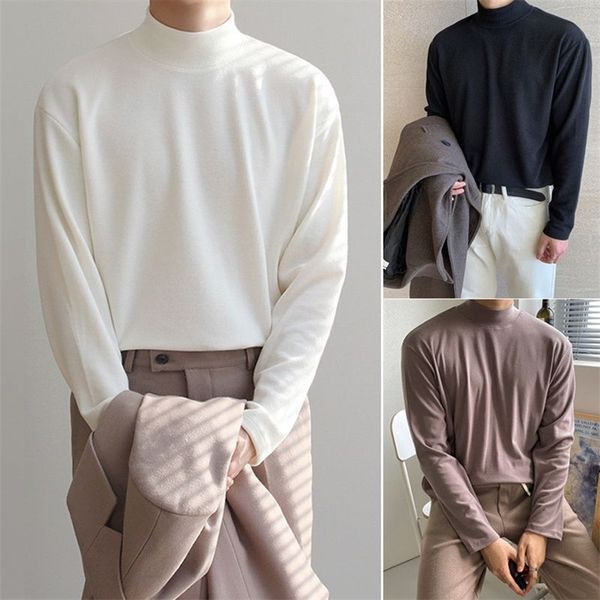 men's t-shirts spring coat half-high collar bottoming shirt for korean fashion long sleeve shirts solid color casual harajuku 220912, White;black
men's t-shirts spring coat half-high collar bottoming shirt for korean fashion long sleeve shirts solid color casual harajuku 220912, White;black