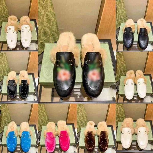 suede slippers brand designers half princetown veet women sandals embroidery leather rabbit fur winter plush luxury warmth, Black
suede slippers brand designers half princetown veet women sandals embroidery leather rabbit fur winter plush luxury warmth, Black