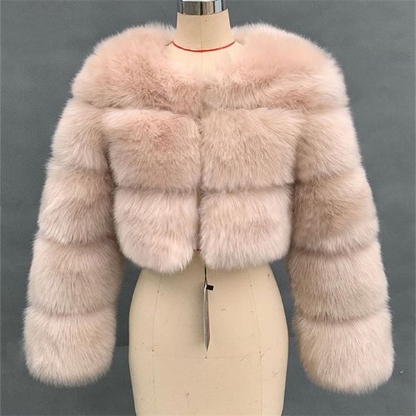women's fur faux zadorin fashion women crop coat winter thick fluffy long sleeve short style slim ry jacket coats 220912, Black
women's fur faux zadorin fashion women crop coat winter thick fluffy long sleeve short style slim ry jacket coats 220912, Black