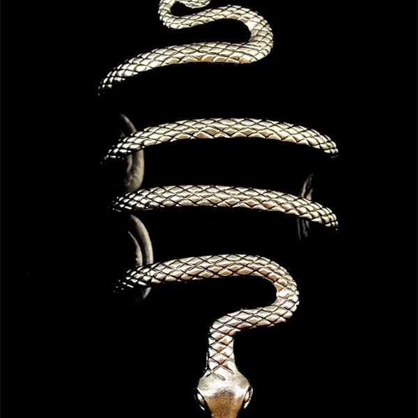 bangle punk silver metal tibet hyperbole snake bracelet for women men armlet upper arm cuff bangles gypsy indian ethnic tribal jewelry 22091, Black
bangle punk silver metal tibet hyperbole snake bracelet for women men armlet upper arm cuff bangles gypsy indian ethnic tribal jewelry 22091, Black