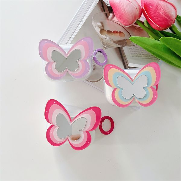 mirror butterfly earphone cases pink round keychain ins cartoon transparent cover for airpods 3 wireless bluetooth case for apple airpod 1 2
mirror butterfly earphone cases pink round keychain ins cartoon transparent cover for airpods 3 wireless bluetooth case for apple airpod 1 2