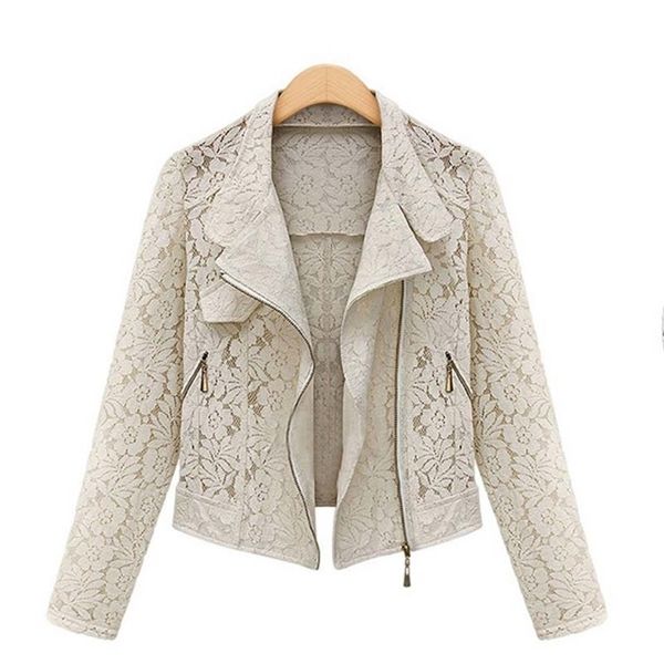 women's jackets lace biker autumn brand full outwear leisure casual short metal zipper 220912, Black;brown
women's jackets lace biker autumn brand full outwear leisure casual short metal zipper 220912, Black;brown