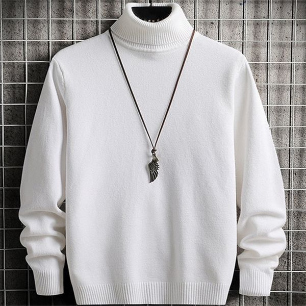 men's sweaters spring autumn acrylic turtleneck long sleeve pullover knitted solid slim thin korean style fashion casual 220912, White;black
men's sweaters spring autumn acrylic turtleneck long sleeve pullover knitted solid slim thin korean style fashion casual 220912, White;black