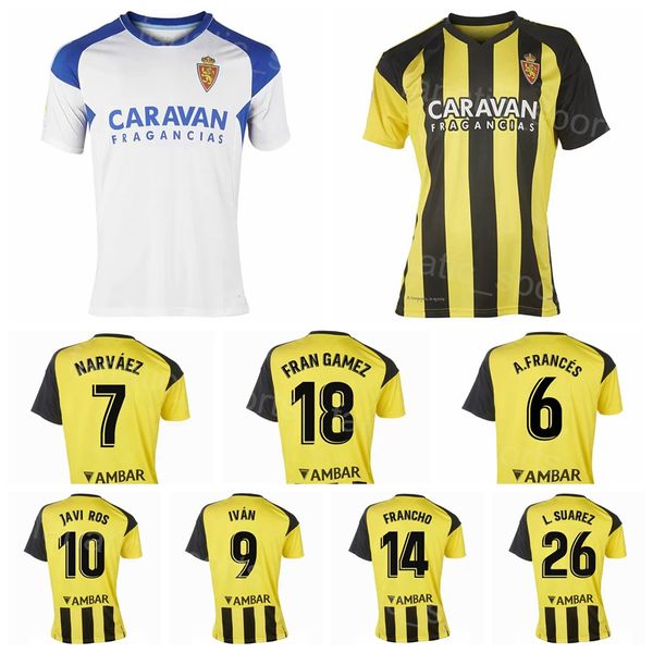 real zaragoza soccer jersey 22-23 club 15 chavarria 5 grau 3 silos 1 alvarez 23 molina 18 gamez 11 vada 7 narvaez 8 valderrama football shir, Black;yellow
real zaragoza soccer jersey 22-23 club 15 chavarria 5 grau 3 silos 1 alvarez 23 molina 18 gamez 11 vada 7 narvaez 8 valderrama football shir, Black;yellow