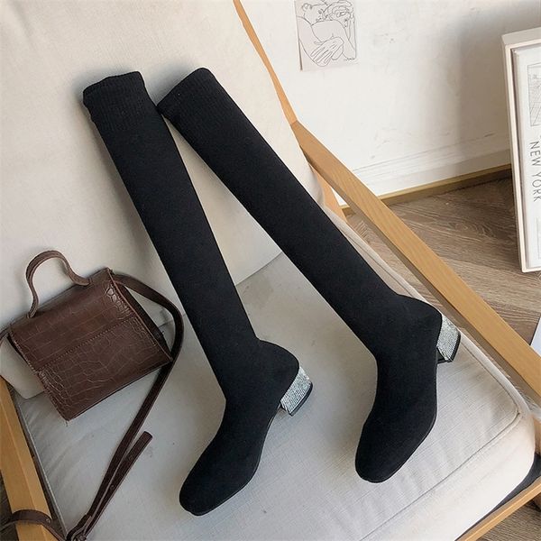 boots women boots winter snow shoes over the knee flying knit boots upper shoes woman pointed toe slip on fashion plus size 220912, Black
boots women boots winter snow shoes over the knee flying knit boots upper shoes woman pointed toe slip on fashion plus size 220912, Black