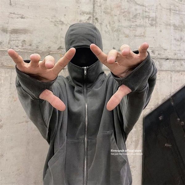men's jackets firmranch korean designer archive fashion ninja zip up hoodies jacket men women cotton hooded loose techwear coat 220912, Black;brown
men's jackets firmranch korean designer archive fashion ninja zip up hoodies jacket men women cotton hooded loose techwear coat 220912, Black;brown