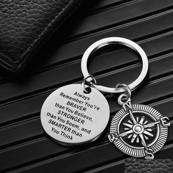 keychains remember youre brave keychain round bar disc stainless european american inspirational compass key chain gift jewelry drop dhcxg, Silver
keychains remember youre brave keychain round bar disc stainless european american inspirational compass key chain gift jewelry drop dhcxg, Silver