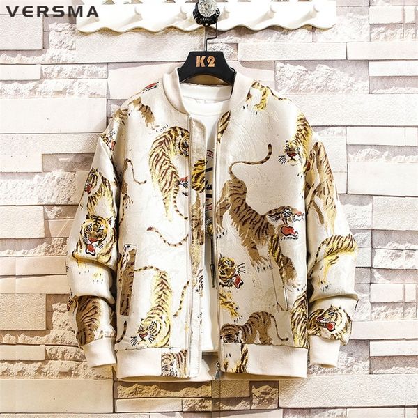 men's jackets versma japanese vintage crane tiger embroidery oversize motorcycle jacket waterproof mens jackets hip hop running bomber, Black;brown
men's jackets versma japanese vintage crane tiger embroidery oversize motorcycle jacket waterproof mens jackets hip hop running bomber, Black;brown
