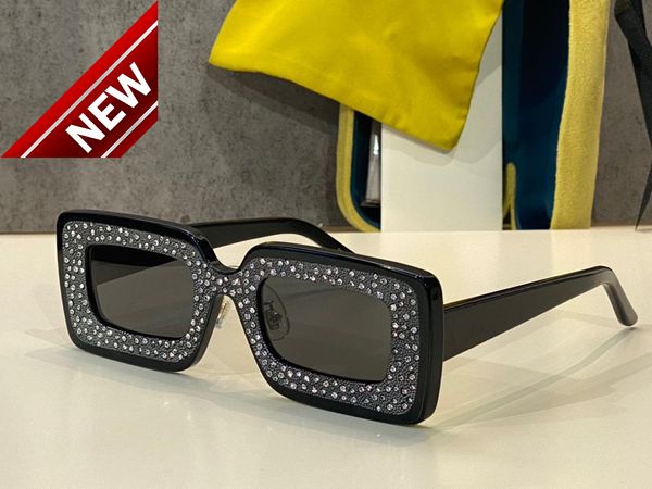 sunglass for women summer style 0974 anti-ultraviolet retro plate square special belt drill frame fashion eyeglass randomm6er, White;black
sunglass for women summer style 0974 anti-ultraviolet retro plate square special belt drill frame fashion eyeglass randomm6er, White;black