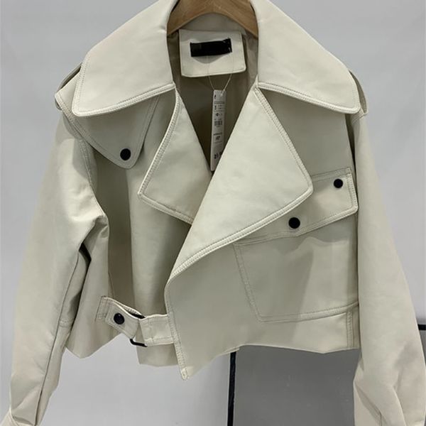 womens leather faux leather ftlzz spring autumn motorcycle pu jackets women fashion lapel pockets faux leather coat lady loose solid color o, Black
womens leather faux leather ftlzz spring autumn motorcycle pu jackets women fashion lapel pockets faux leather coat lady loose solid color o, Black