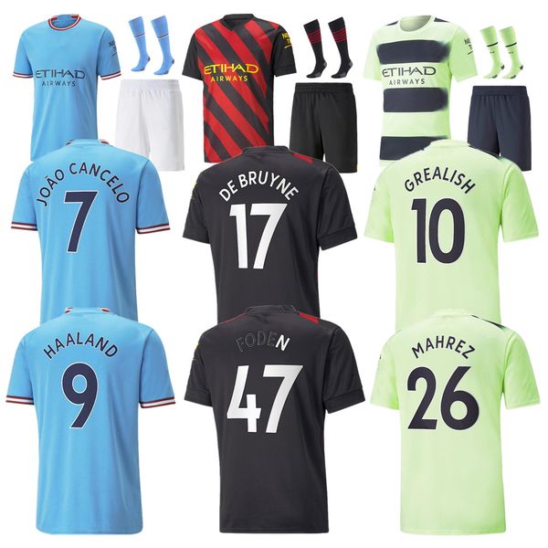 22 23 haaland soccer jerseys grealish sterling mans cities mahrez de bruyne foden 2022 2023 fans player version football uniform soccer sets, Black
22 23 haaland soccer jerseys grealish sterling mans cities mahrez de bruyne foden 2022 2023 fans player version football uniform soccer sets, Black