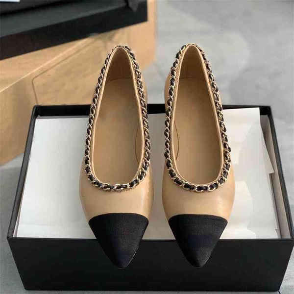 dress shoes in the autumn of chain color matching light mouth temperament celebrities single shoes versatile pointed head women, Black
dress shoes in the autumn of chain color matching light mouth temperament celebrities single shoes versatile pointed head women, Black
