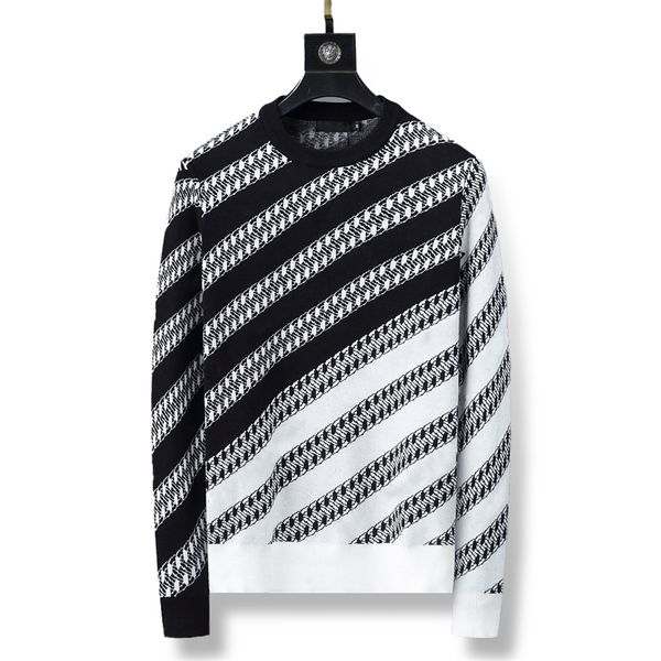 men bottoming fall designer sweaters warm sweaters black and white color matching jumper pullovers clothing for have leisure cotton knitted, White;black
men bottoming fall designer sweaters warm sweaters black and white color matching jumper pullovers clothing for have leisure cotton knitted, White;black