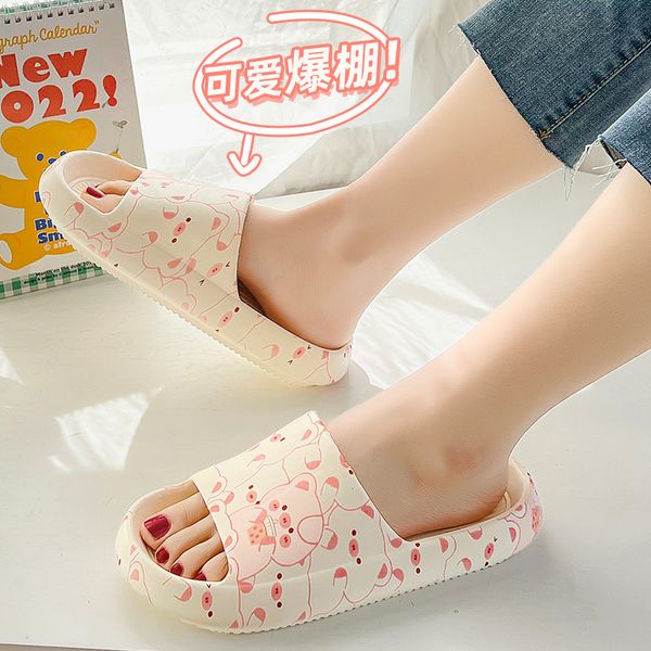 slippers summer women men's thick platform slippers cartoon non-slip sandals flat slides couple beach high heels flip flops ladies shoe, Black
slippers summer women men's thick platform slippers cartoon non-slip sandals flat slides couple beach high heels flip flops ladies shoe, Black