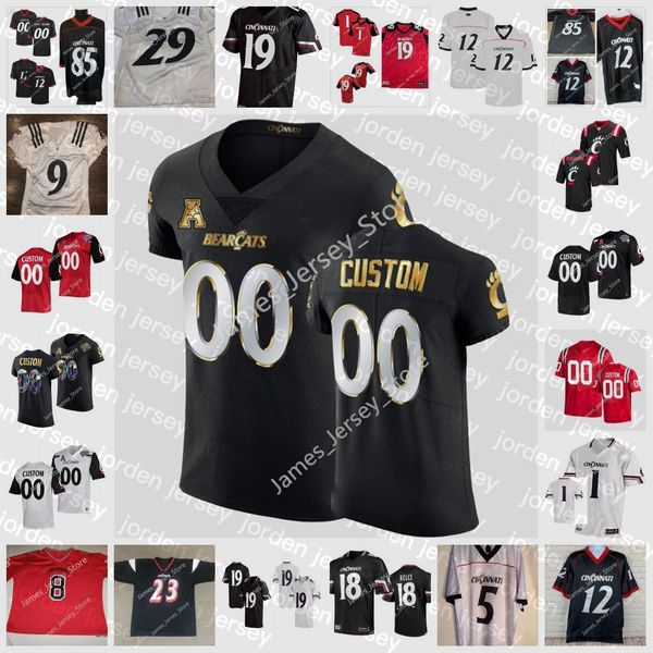 new american college football wear ncaa cincinnati bearcats football jersey charles mcclelland myles montgomery caleb schmitz daved jones jr, Black
new american college football wear ncaa cincinnati bearcats football jersey charles mcclelland myles montgomery caleb schmitz daved jones jr, Black