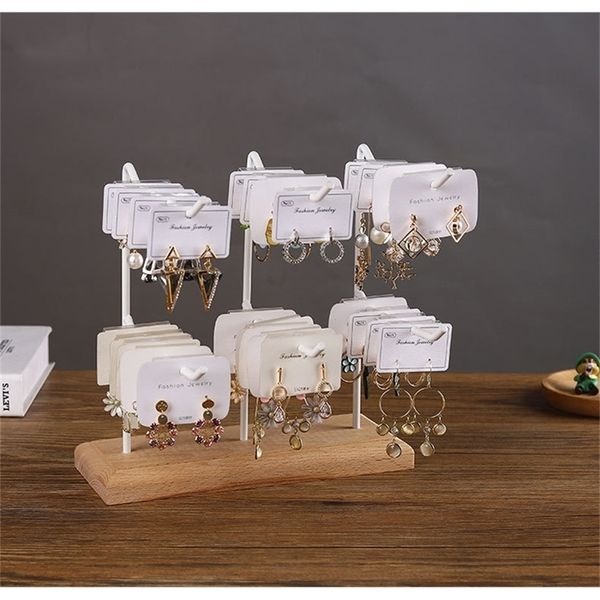jewelry boxes wooden steel 2layers/3rows stand for earrings display stud necklace holder jewellery rack white/black props wholesale 220912, Black;white
jewelry boxes wooden steel 2layers/3rows stand for earrings display stud necklace holder jewellery rack white/black props wholesale 220912, Black;white