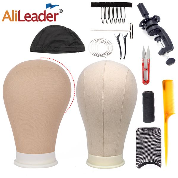wig stand alileader training mannequin head canvas block display styling manikin get t needle holder 220913, White
wig stand alileader training mannequin head canvas block display styling manikin get t needle holder 220913, White