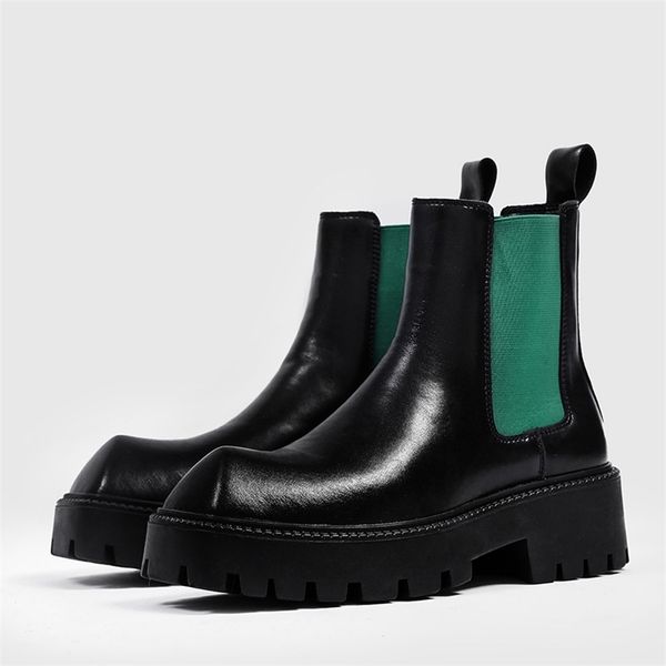boots design platform men sqaure toe chelsea male slip on leather ankle casual chunky shoes botines mujer 220913, Black
boots design platform men sqaure toe chelsea male slip on leather ankle casual chunky shoes botines mujer 220913, Black