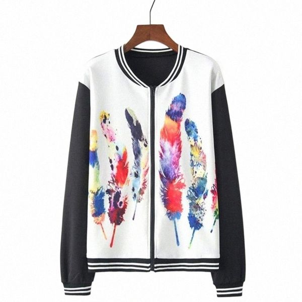 women's jackets women's jackets explosive feather print zipper sweater coat women long sleeve o-neck pockets casual sport w912 c1l, Black;brown
women's jackets women's jackets explosive feather print zipper sweater coat women long sleeve o-neck pockets casual sport w912 c1l, Black;brown