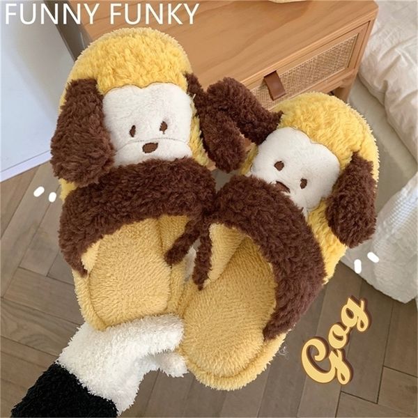 slippers winter fluffy furring flat cute dog indoor for women slides woman couple shoes christmas gift 220913, Black
slippers winter fluffy furring flat cute dog indoor for women slides woman couple shoes christmas gift 220913, Black