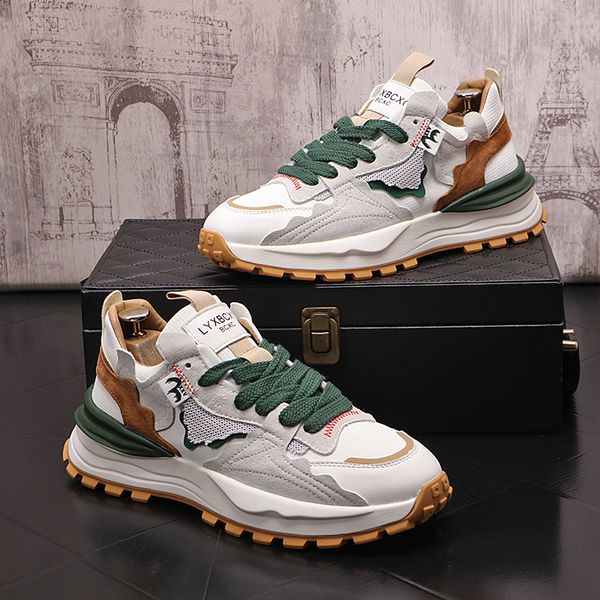 luxury designers dress wedding party shoes british style breathable lace up mesh casual sneakers round toe thick bottom leisure business dri, Black
luxury designers dress wedding party shoes british style breathable lace up mesh casual sneakers round toe thick bottom leisure business dri, Black