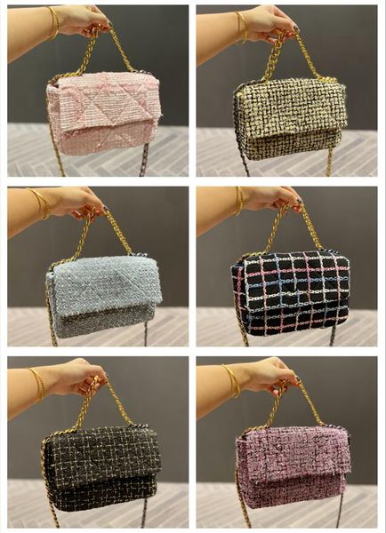 tz luxury designer shoulder bags classic flap woolen handbag lady 19 series bag metal hardware chain crossbody bags clutches women fashion t
tz luxury designer shoulder bags classic flap woolen handbag lady 19 series bag metal hardware chain crossbody bags clutches women fashion t