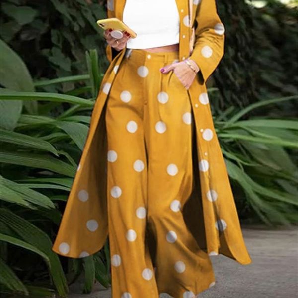 women's two piece pants fashion women urban tracksuit 2pcs spring long sleeve blouse wide leg trousers suits zanzea bohemian polka dot, White
women's two piece pants fashion women urban tracksuit 2pcs spring long sleeve blouse wide leg trousers suits zanzea bohemian polka dot, White