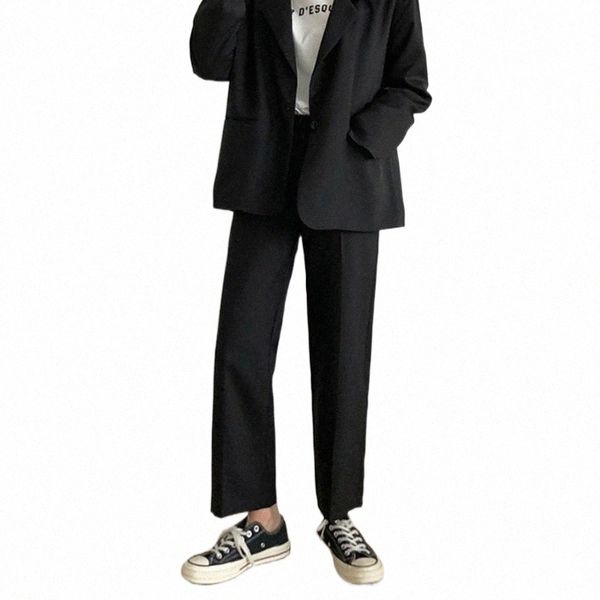 men's pants men's pants woman 2022 autumn high up in summer student suit easy nine part leisure time directly cuffless trousers ce, Black
men's pants men's pants woman 2022 autumn high up in summer student suit easy nine part leisure time directly cuffless trousers ce, Black