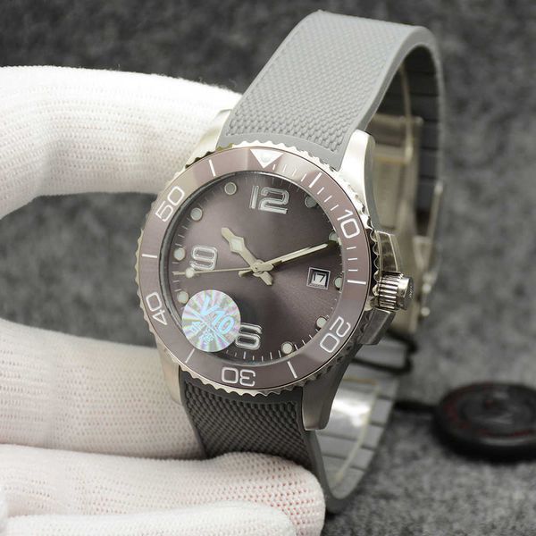 41mm conquest mens watches automatic mechanical movement rubber strap concas ceramic bezel with hydroconquest hardlex glass markings gray
41mm conquest mens watches automatic mechanical movement rubber strap concas ceramic bezel with hydroconquest hardlex glass markings gray