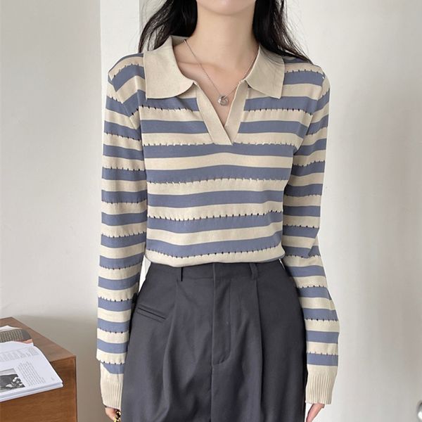 women s sweaters for women fashion autumn korean style sweater striped long sleeve pullover woman clothes sueter mujer invierno 220913, White;black
women s sweaters for women fashion autumn korean style sweater striped long sleeve pullover woman clothes sueter mujer invierno 220913, White;black