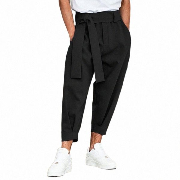 men's pants men's pants fashion men casual solid color joggers 2022 lace up trousers streetwear baggy leisure pantalon with belt s, Black
men's pants men's pants fashion men casual solid color joggers 2022 lace up trousers streetwear baggy leisure pantalon with belt s, Black