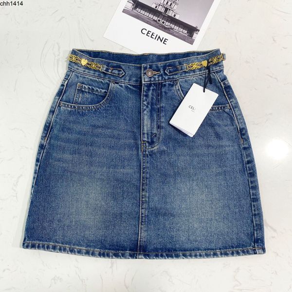 20221 new metal chain high waist thin and thin wearing denim skirt female, Black
20221 new metal chain high waist thin and thin wearing denim skirt female, Black