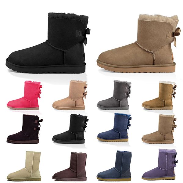 fashion women ladies designer boots with bow fur leather australians boot black pink brown grey navy blue winter snow ankle booties platform
fashion women ladies designer boots with bow fur leather australians boot black pink brown grey navy blue winter snow ankle booties platform