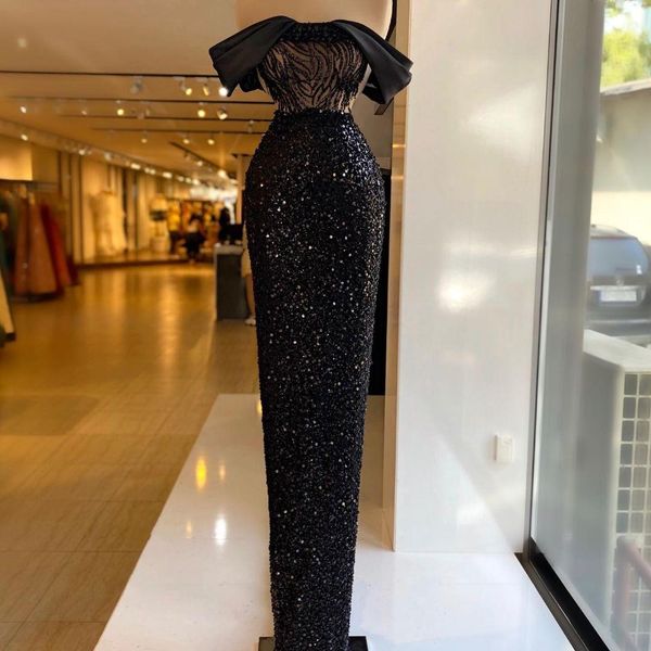 2022 black evening dresses wear sheath off shoulder arabic short sleeves sequined lace bling sequins prom dress formal party second receptio, Black;red
2022 black evening dresses wear sheath off shoulder arabic short sleeves sequined lace bling sequins prom dress formal party second receptio, Black;red