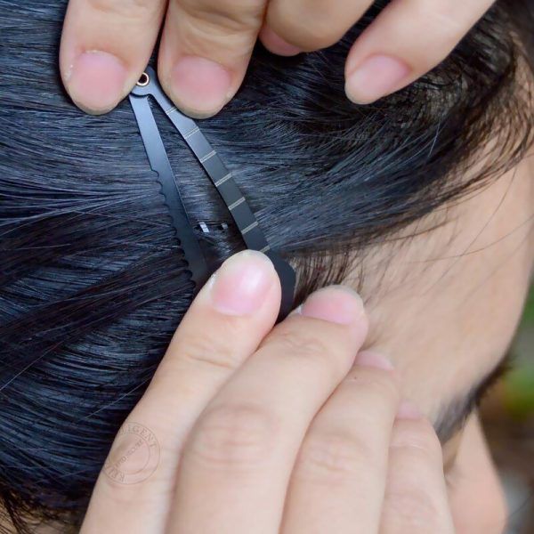 outdoor women edc self defence multifunctional stainless steel hair clip hairpin personal defense keychain tool, Silver
outdoor women edc self defence multifunctional stainless steel hair clip hairpin personal defense keychain tool, Silver