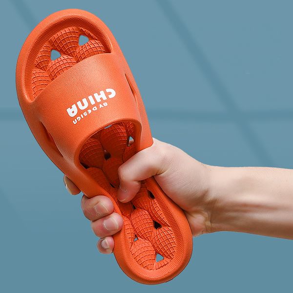 slippers summer no-slip deodorant hollow out women men slippers sandals flip flops soft beach slides indoor bathroom shoes 220913, Black
slippers summer no-slip deodorant hollow out women men slippers sandals flip flops soft beach slides indoor bathroom shoes 220913, Black