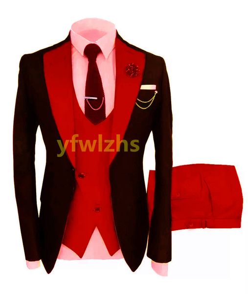 handsome one button groomsmen notch lapel groom tuxedos mens wedding dress man jacket blazer prom dinner suits jacket pants tie vest w986, Black;gray
handsome one button groomsmen notch lapel groom tuxedos mens wedding dress man jacket blazer prom dinner suits jacket pants tie vest w986, Black;gray