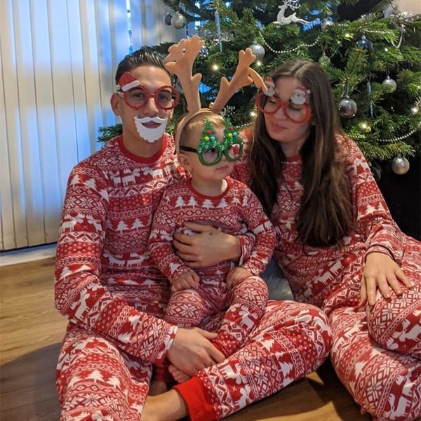 family matching outfits mother father kids christmas matching pajamas set elk pattern casual loose 2 pieces suit baby rompers xmas family lo, Blue
family matching outfits mother father kids christmas matching pajamas set elk pattern casual loose 2 pieces suit baby rompers xmas family lo, Blue