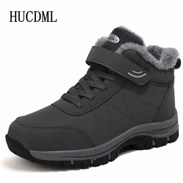 boots winter waterproof ankle for men warm snow women outdoor work casual shoes high male 220913, Black
boots winter waterproof ankle for men warm snow women outdoor work casual shoes high male 220913, Black