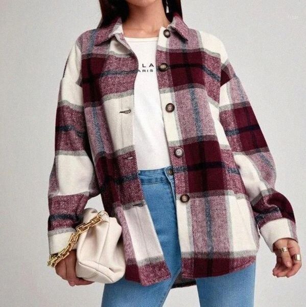 women's jackets women's jackets puloru casual lapel button down autumn fashion long sleeve loose plaids coats turn collar shirts o, Black;brown
women's jackets women's jackets puloru casual lapel button down autumn fashion long sleeve loose plaids coats turn collar shirts o, Black;brown
