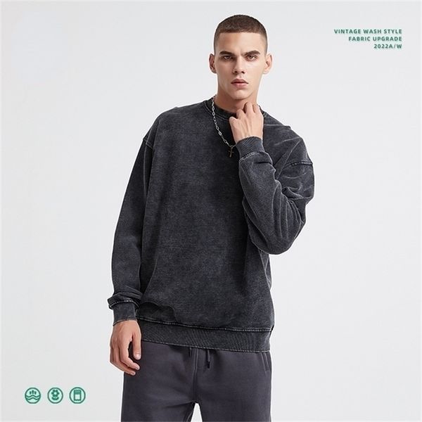 mens hoodies sweatshirts winter autumn round neck basic retro wash sweater 380g terry thin section mens vintage brand loose 220912, Black
mens hoodies sweatshirts winter autumn round neck basic retro wash sweater 380g terry thin section mens vintage brand loose 220912, Black
