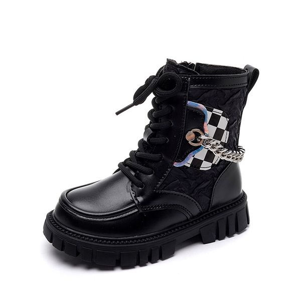 boots girls boots autumn and winter waterproof anti-skid schoolbag chain children' short boots 220913, Black;grey
boots girls boots autumn and winter waterproof anti-skid schoolbag chain children' short boots 220913, Black;grey