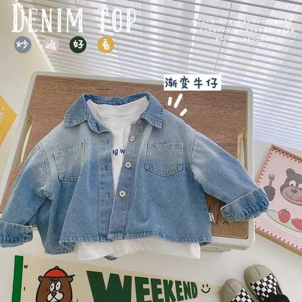 children's gradual color shirt old autumn boys' korean version casual baby long sleeve shirt, Blue;gray
children's gradual color shirt old autumn boys' korean version casual baby long sleeve shirt, Blue;gray