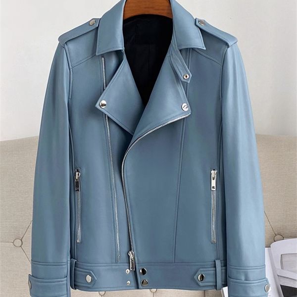 men's leather faux leather mauroicardi spring autumn short blue black pu leather motorcycle biker jacket men long sleeve zipper plus si
men's leather faux leather mauroicardi spring autumn short blue black pu leather motorcycle biker jacket men long sleeve zipper plus si