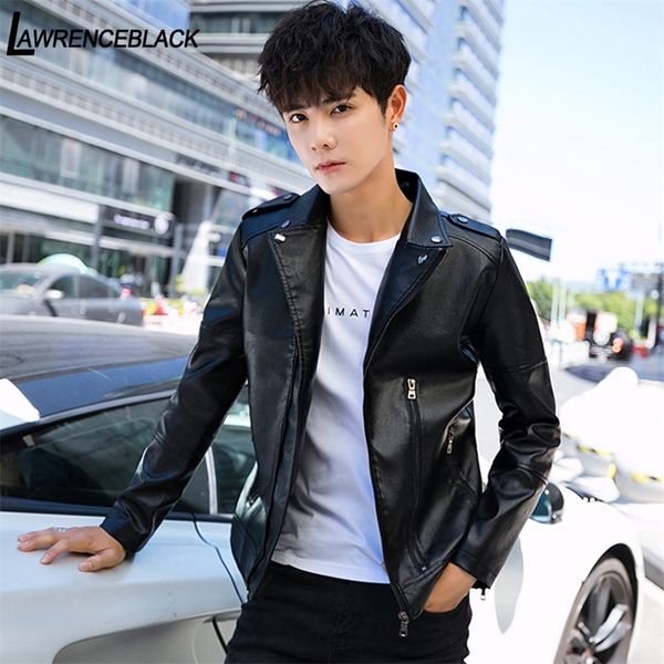 men's leather faux autumn and winter men's leather jacket wild youth handsome pu korean slim side zipper 220913, Black
men's leather faux autumn and winter men's leather jacket wild youth handsome pu korean slim side zipper 220913, Black