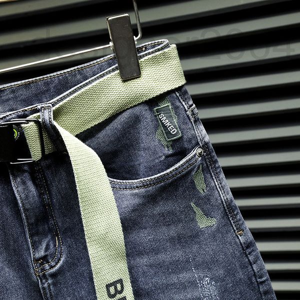 men's shorts designer fashion brand denim shorts summer thin stretch breathable embroidery trend south korean handsome pants i3rg, White;black
men's shorts designer fashion brand denim shorts summer thin stretch breathable embroidery trend south korean handsome pants i3rg, White;black