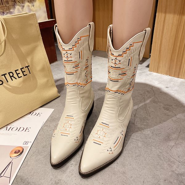boots women s knee length zlah western cowboy pointed toe winter warm female cossack women s 220913, Black
boots women s knee length zlah western cowboy pointed toe winter warm female cossack women s 220913, Black