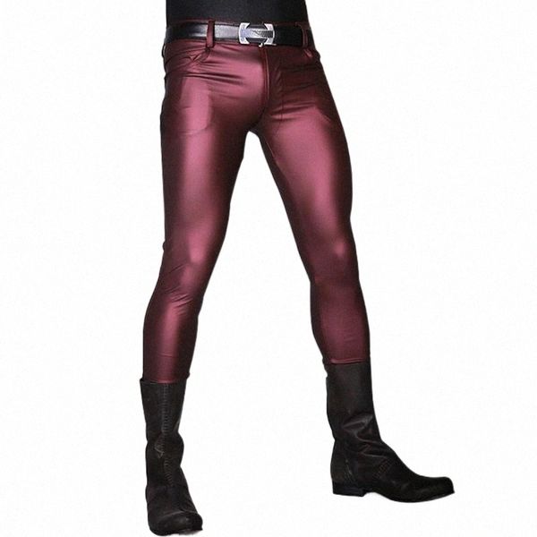 men's pants wine red black faux leather men pants skinny casual trousers punk rock pencil stretch tight leggings stage show clubwear me
men's pants wine red black faux leather men pants skinny casual trousers punk rock pencil stretch tight leggings stage show clubwear me