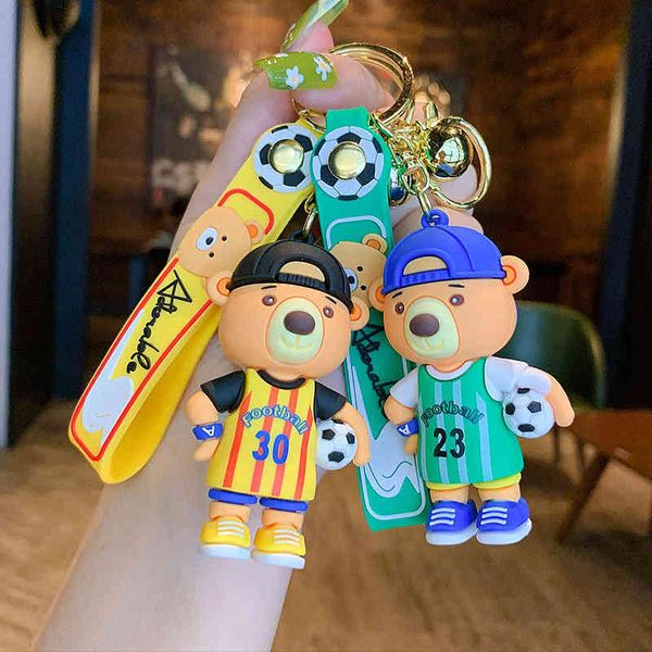 keychains creative football bear key pendant boys car schoolbag world cup souvenir 220913, Silver
keychains creative football bear key pendant boys car schoolbag world cup souvenir 220913, Silver