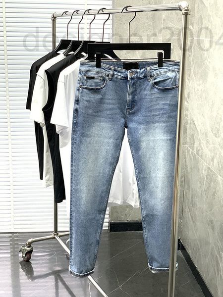 men's jeans designer 22 year high-end summer youth jeans slim and small straight basic style hjt2, Blue
men's jeans designer 22 year high-end summer youth jeans slim and small straight basic style hjt2, Blue